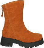 Apple of Eden ARYA 10 Bottines Daim Cuir Cognac Femme Taille 38