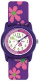 Timex Time Teacher T89022 Horloge - Textiel - Paars - Ø 29 mm