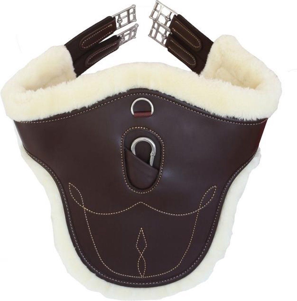 Kentucky Horsewear Kentucky Buikflapsingel Wol - maat 125 - brown