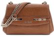 GUESS Melinda Mini Convertible Xbody Flap Sac Cognac
