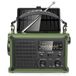 Unyqoos® Radio portable d'urgence avec énergie solaire et lampe de poche puissante pour extérieur