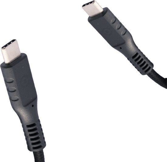 Celly Black Label USB-C naar USB-C snellaadkabel 2 meter