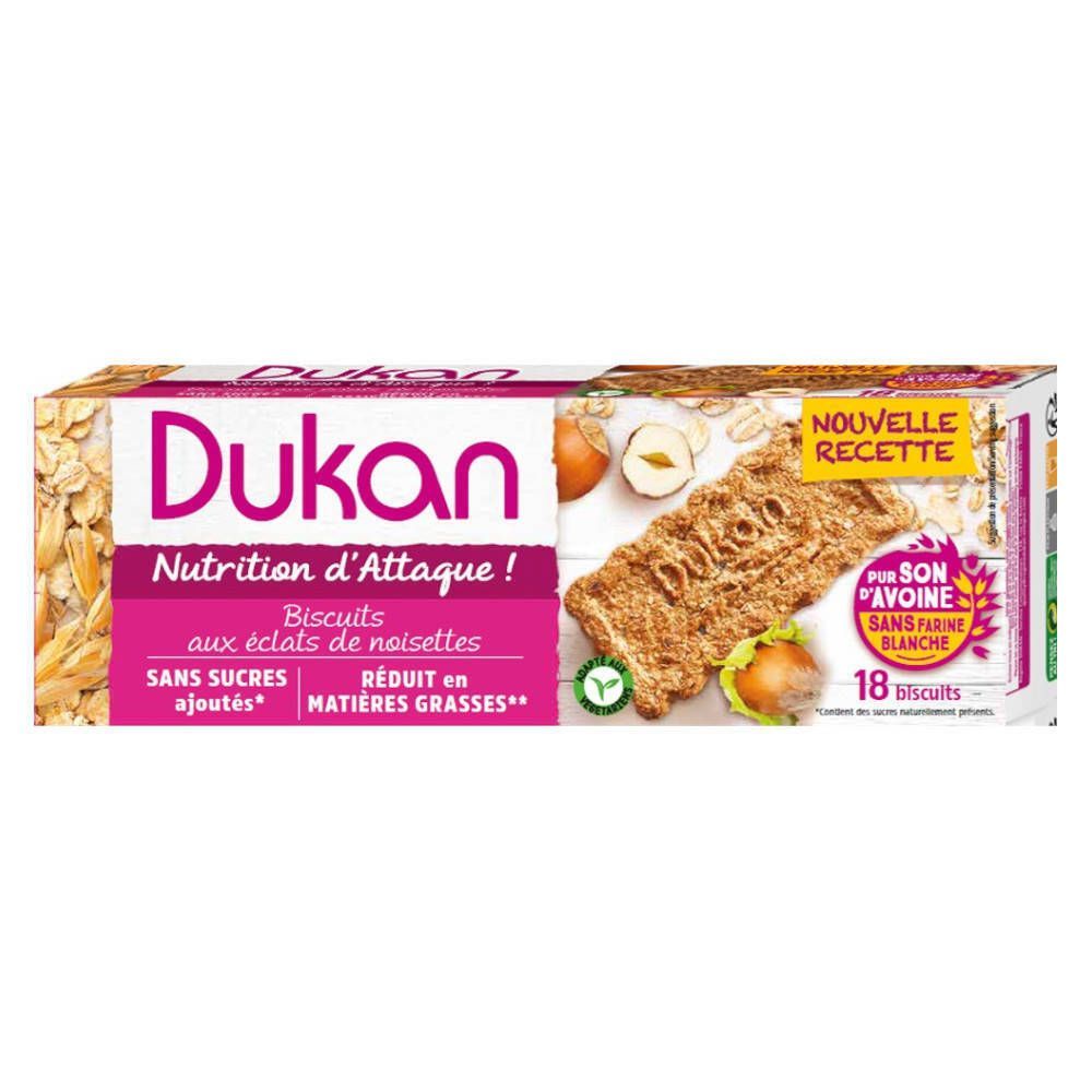 Dukan Biscuit met Hazelnootchips 225 g
