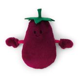 NICI 61862 Mini MagNICI aubergine, 7 cm, paars, knuffeldier met magneet