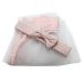 Baltic Bebe Voile de lit bébé, 150x450 cm, Rose avec papillons