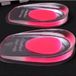 New Age Devi - Soft Gel Zooltjes - Hielbeschermer/Inlegzool Cups - Rood - Maat 36-41