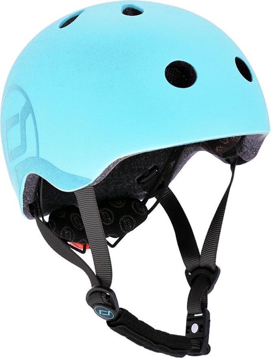 Scoot & Ride Scoot and Ride - helm maat S - Blueberry blauw, Lichtblauw