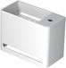 INK - Fontein Polystone Rechts met 1 Kraangat - 400x200x300 mm - Glans Wit