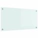 vidaXL Keukenachterwand wit 80 x 40 x 0,8 cm van gehard glas