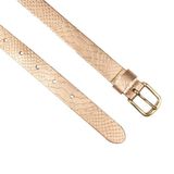 Petrol Industries Plus Size leren riem rosé
