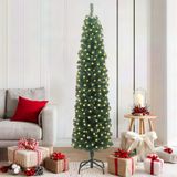 Prolenta Maison Exclusive Kunstkerstboom met 300 LED-lampjes, inclusief voet, groen, 180 cm