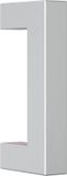 vidaXL - Handvatten - 20 st - 64 mm - roestvrij staal - zilverkleurig