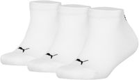 Puma Chaussettes Plain Sneaker Lot de 3 Blanc Coton Taille 35-38