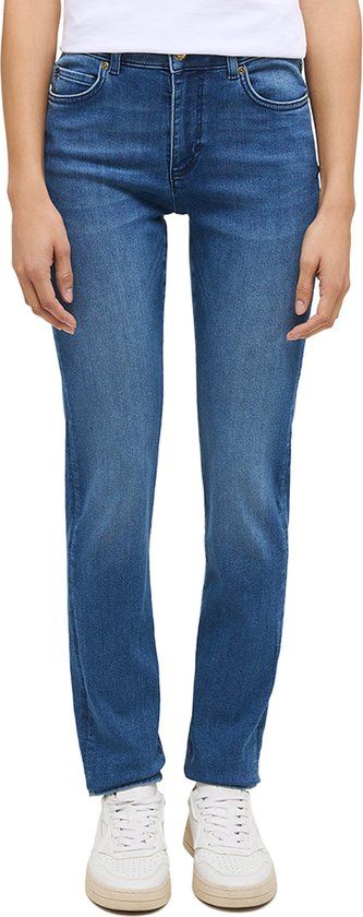 Mustang Crosby Relaxed Fit Jeans - Women's - Mid Blue Denim - W34 / L34