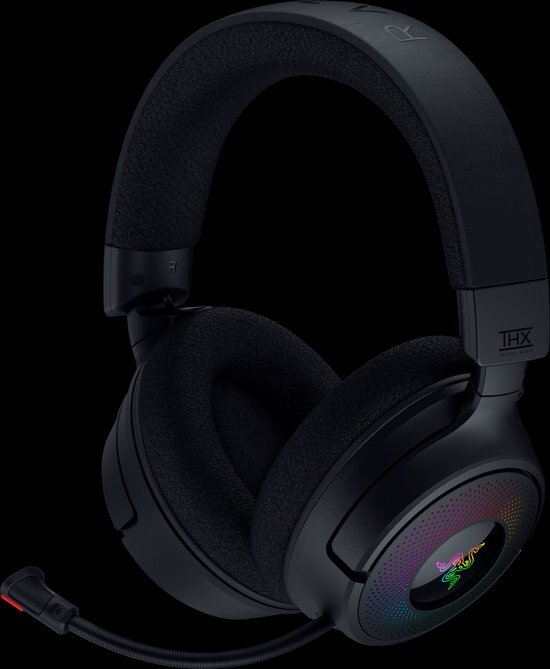 Razer Kraken V4 Headset - Draadloze Gaming Koptelefoon met Razer Chroma RGB - Bluetooth & USB - Zwart