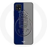 Maniacase Hoesje Samsung Galaxy A22 5G fcp porto blauw en grijs scharnier