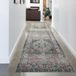 Tapis d'extérieur Tapis oriental Tapis de salon Ornements en gris Taille - 80 x 300 cm