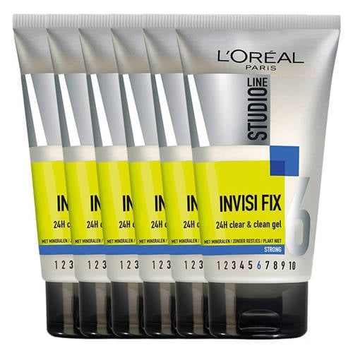 L'Oréal Paris Studio Line haargel - 6 x 150 ml voordeelverpakking