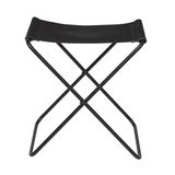 Broste Copenhagen NOLA vouwstoel, leer, zwart, 39 x 31 x 45 cm (b x l x h)
