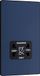 BG Evolve Mat Blauw (zwart Ins) Dual Voltage Shaver Socket 115/240V