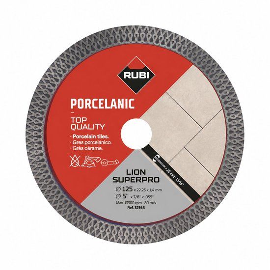 Rubi Diamantzaagblad LION SUPERPRO 125 mm