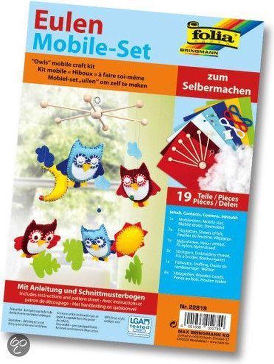 Folia Paper PBS Deutschland Süd Knutselset - Uil - Multicolor