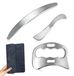 Outil de massage Gua Sha en acier inoxydable 3-en-1