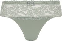 Hunkemöller Dames Lingerie Boxerstring Florence - Groen - maat M