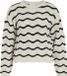 Vila Trui Viwave O-neck Ls Pointelle Knit Top 14112812 Birch/navy