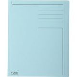Exacompta Snelhechtmap A4 Blauw Karton 100% gerecycled