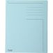 Exacompta Snelhechtmap A4 Blauw Karton 100% gerecycled