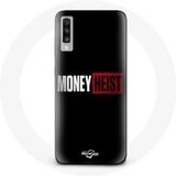 Maniacase Hoesje voor Samsung Galaxy A70 La casa de papel Money Heist logo seizoen 5
