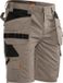 JOBMAN Practical 2722 Korte Werkbroek Holsterpockets - Mannen - Khaki/Zwart - 54