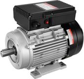 VEVOR 1,1 KW Elektromotor 2800 TPM AC 220-240 V 7,1 A 1-Fase 24 mm Spline-As