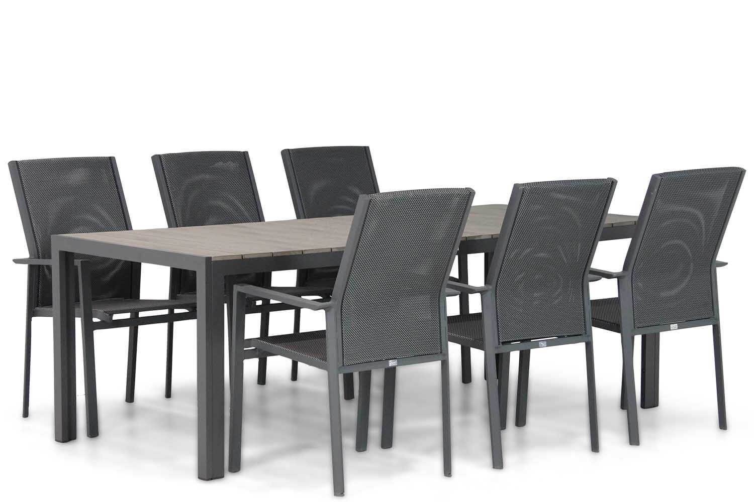 Presto Ricadi/Young 217 cm dining tuinset 7-delig