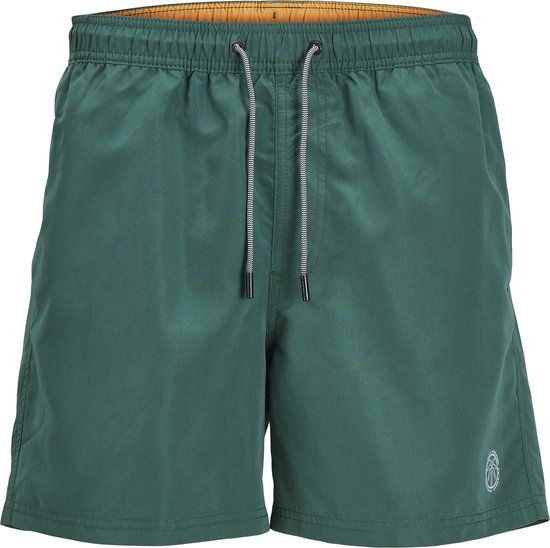 JACK & JONES JPSTFIJI JJSWIM SOLID LY SN Heren Zwembroek - Dark Green - Maat S