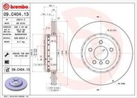 BREMBO Premium remschijf 09.C404.13