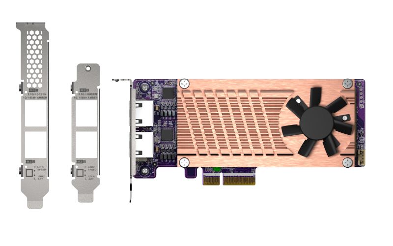 QNAP QM2-2P2G2T - Netwerkkaart - 2x Ethernet - 2.5Gbit/s