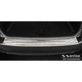 RVS Achterbumperprotector compatibel met Volvo V70 Facelift 2013-2016 'Ribs'