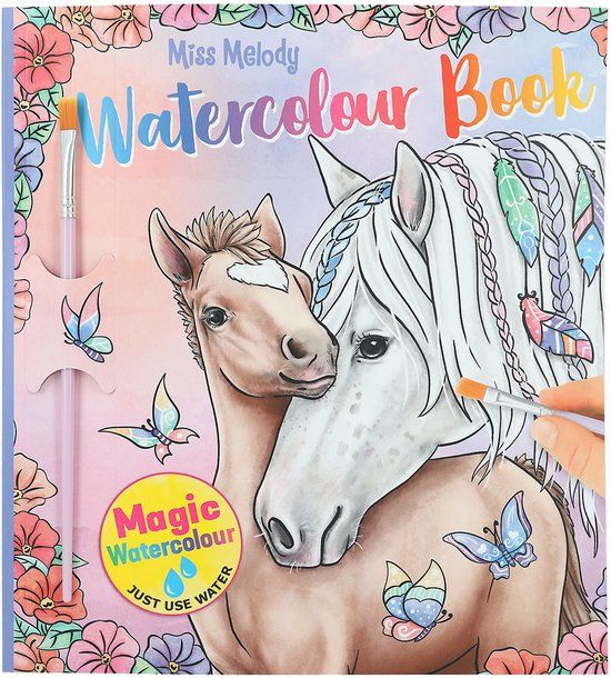 Depesche Miss Melody Watercolour boek - kleurboek