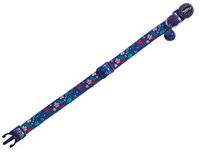 Nobby Kattenhalsband "Flower Dark Blue"
