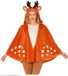 Widmann Rendier poncho met muts volwassenen