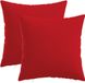 vidaXL - Kussensloop - 2 stuks - Heerlen - Rood - 35 x 35 cm - Katoensatijn