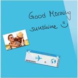 Sigel Glasmagneetbord Be!Board 45x45cm Blauw