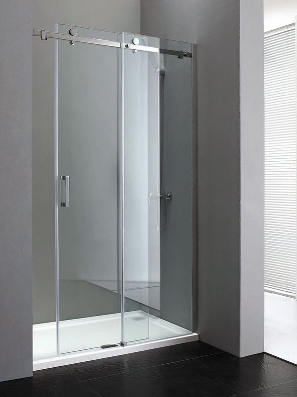 Badkamerplanet Douchedeur met schuifdeur Chroom 100x200 cm