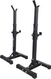 AJ-Sports Haltersteunen - Squat Rack - Verstelbaar - Zwart