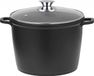 Poêle à induction avec revêtement antiadhésif - 28 cm - convient pour infrarouge - acier inoxydable