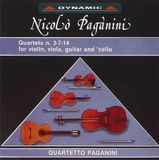 Outhere Quartetto Paganini Paganini: Quartets N. 3-7-14 For Violin, Viola, Guitar And 'Cello (CD)