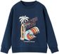 Vertbaudet Sweater jongen met ronde hals en lange mouwen