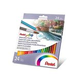 Pentel Arts Aquarel Potlood Set - Assortiment, 24 Count